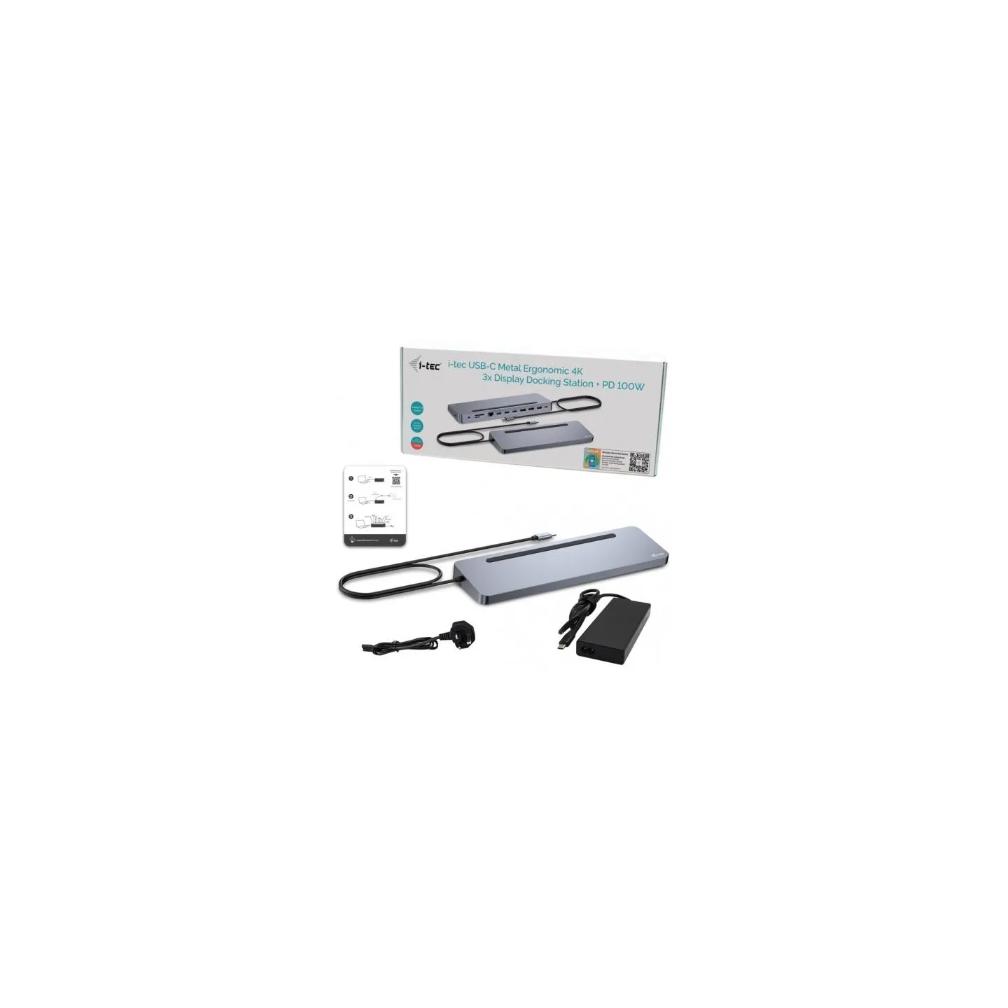 I-Tec USB-C Metal Ergonomic 4K 3x Disply