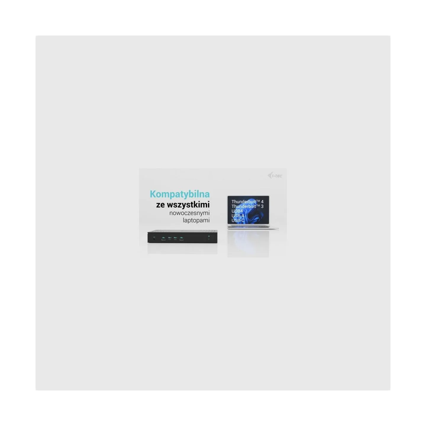I-Tec Universal 5x 4K Display DS+PD 100W