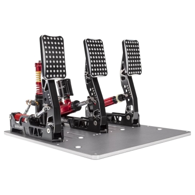 Simagic Crimson Edition, Hydraulic (Triple) Pedal Set, 100kg LoadCell, S309