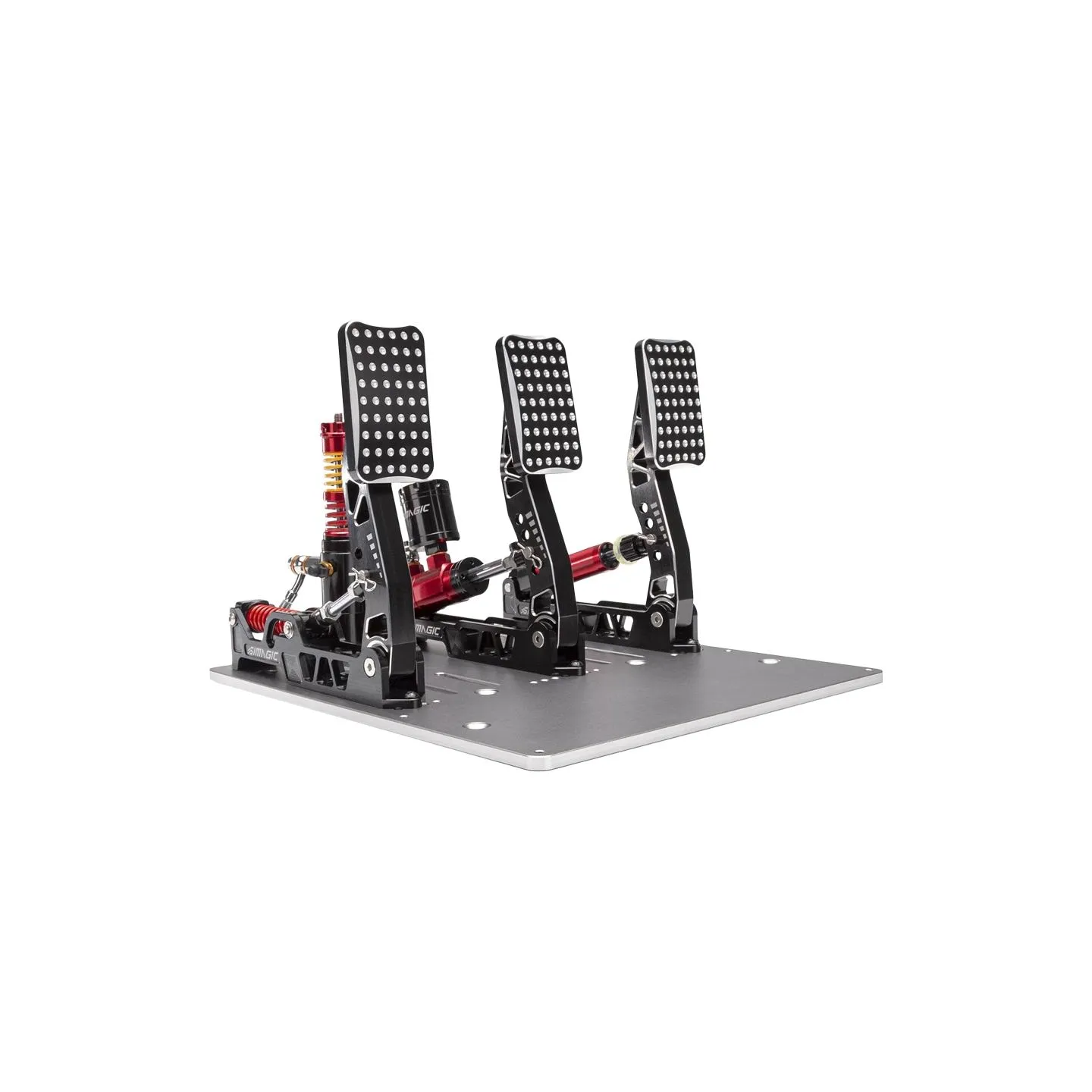 Simagic Crimson Edition, Hydraulic (Triple) Pedal Set, 100kg LoadCell, S309