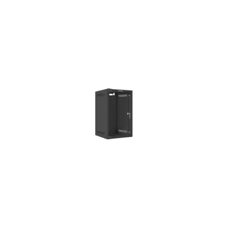 Lanberg | Rack cabinet 10" wall-mount 9U/280x310 (flat pack) with glass door | WF10-2309-10B | Black
