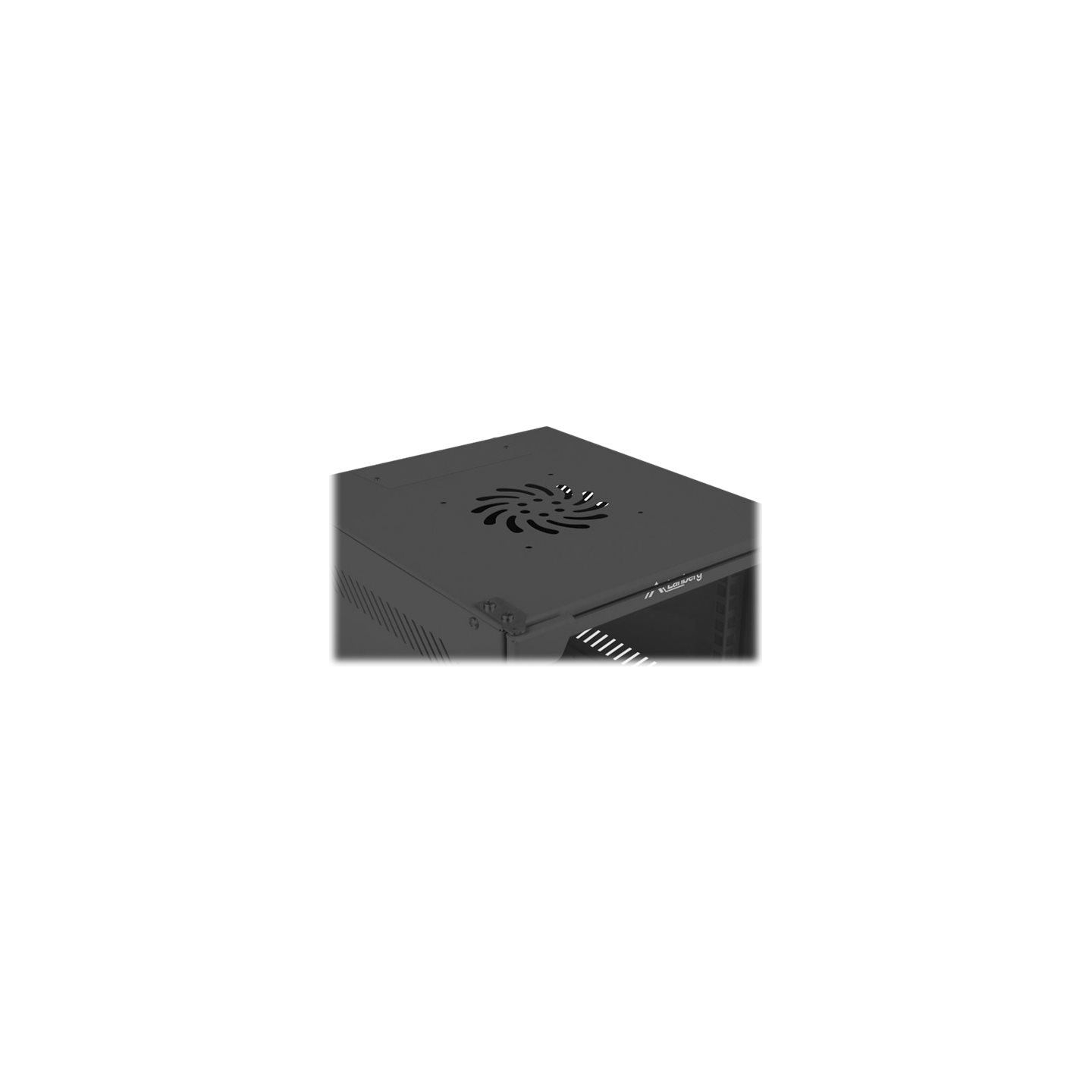 Lanberg | Rack cabinet 10" wall-mount 9U/280x310 (flat pack) with glass door | WF10-2309-10B | Black