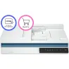 HP ScanJet Pro 2600 f1 Scanner - A4 Color 300dpi, Flatbed Scanning, Automatic Document Feeder, Auto-Duplex, OCR/Scan to Text, 25