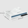 HP ScanJet Pro 2600 f1 Scanner - A4 Color 300dpi, Flatbed Scanning, Automatic Document Feeder, Auto-Duplex, OCR/Scan to Text, 25