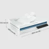 HP ScanJet Pro 2600 f1 Scanner - A4 Color 300dpi, Flatbed Scanning, Automatic Document Feeder, Auto-Duplex, OCR/Scan to Text, 25