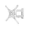 Onkron TV Wall Mount for 32-65” LED LCD Plasma Flat Screen Curved TVs up to 35 kg, White