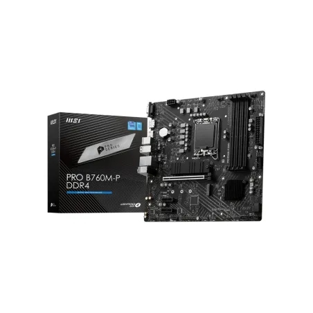 MSI Motherboard PRO B760M-P DDR4 s1700 4DDR4 DP/HDMI 2M.2 mATX