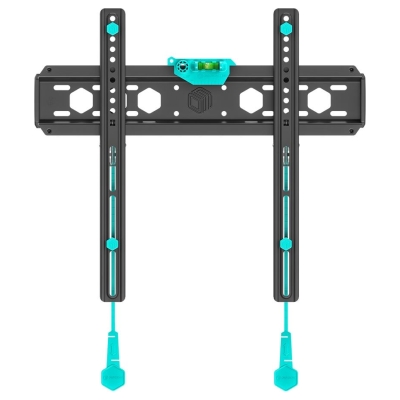 Onkron Fixed TV Wall Mount for 32 to 65-inch Flat Panel TVs Digital Panels 56,8 kg, Black