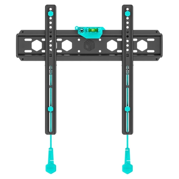 Onkron Fixed TV Wall Mount for 32 to 65-inch Flat Panel TVs Digital Panels 56,8 kg, Black