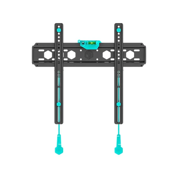 Onkron Fixed TV Wall Mount for 32 to 65-inch Flat Panel TVs Digital Panels 56,8 kg, Black