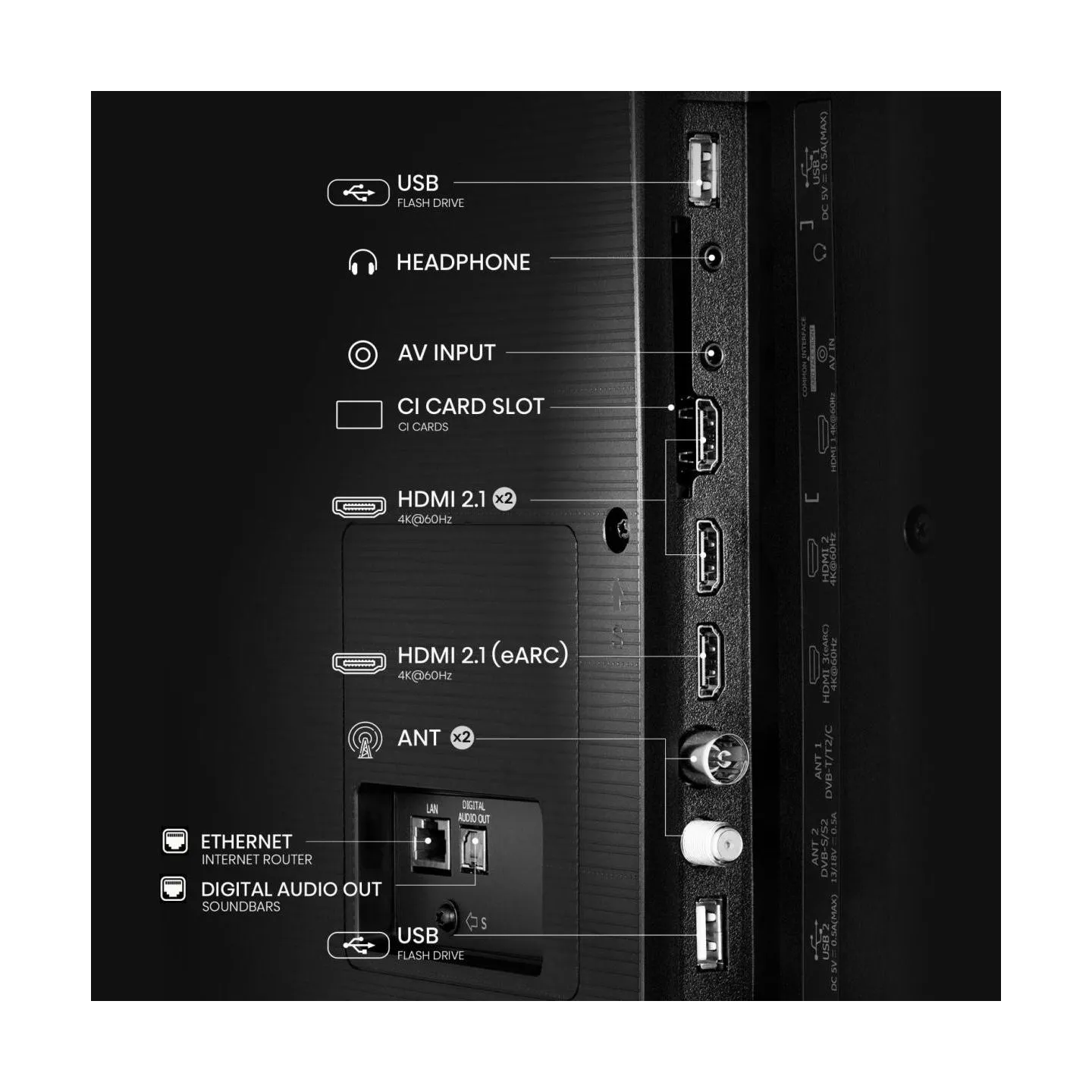 Hisense 4K TV | 85A6Q | 85 | Smart TV | VIDAA | UHD | Black