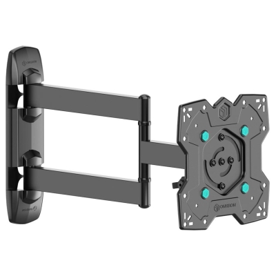 Onkron Full Motion TV Wall Mount for 17– 43 Inch LCD LED Flat Screens up to 35 kgs, Black