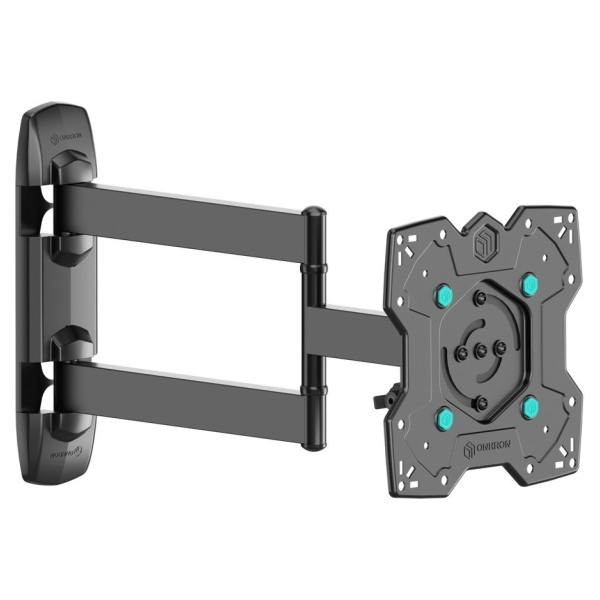 Onkron Full Motion TV Wall Mount for 17– 43 Inch LCD LED Flat Screens up to 35 kgs, Black