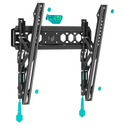 Onkron Tilting TV Wall Mount for 35 to 65-inch Flat Panel TVs Digital Panels 60 kg TM5 Black