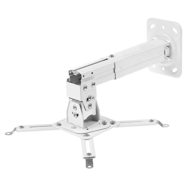 Onkron Projector Mount Ceiling Adjustable Bracket up to 22 lbs Projectors, White