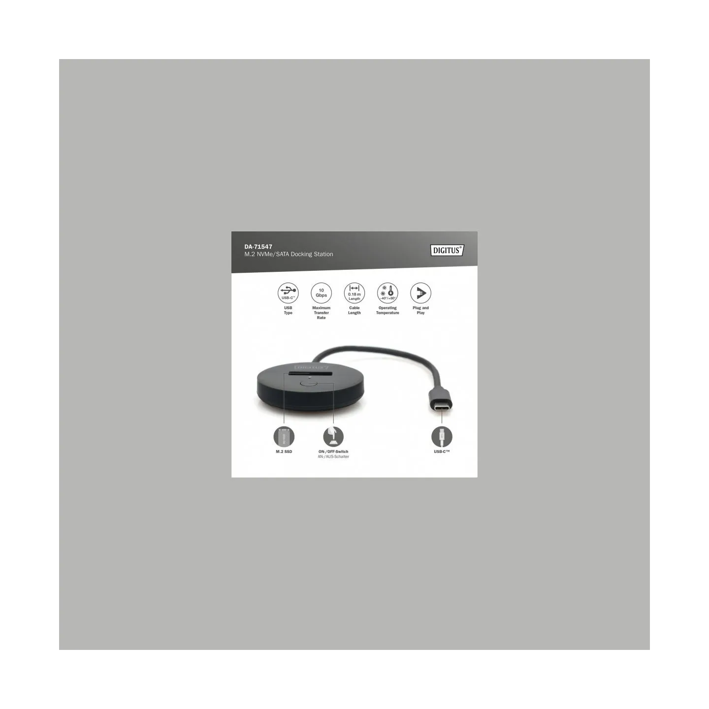 Digitus NVMe Docking Station DA-71547