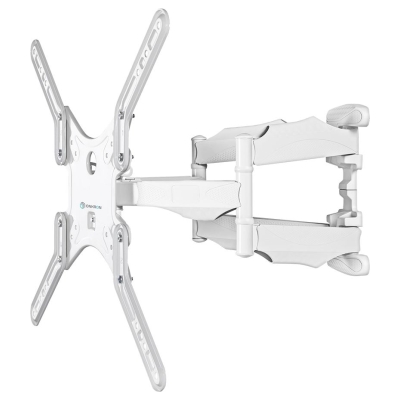 Onkron Monitor desk mount for 37” – 70 Inch LCD LED OLED Screens, White