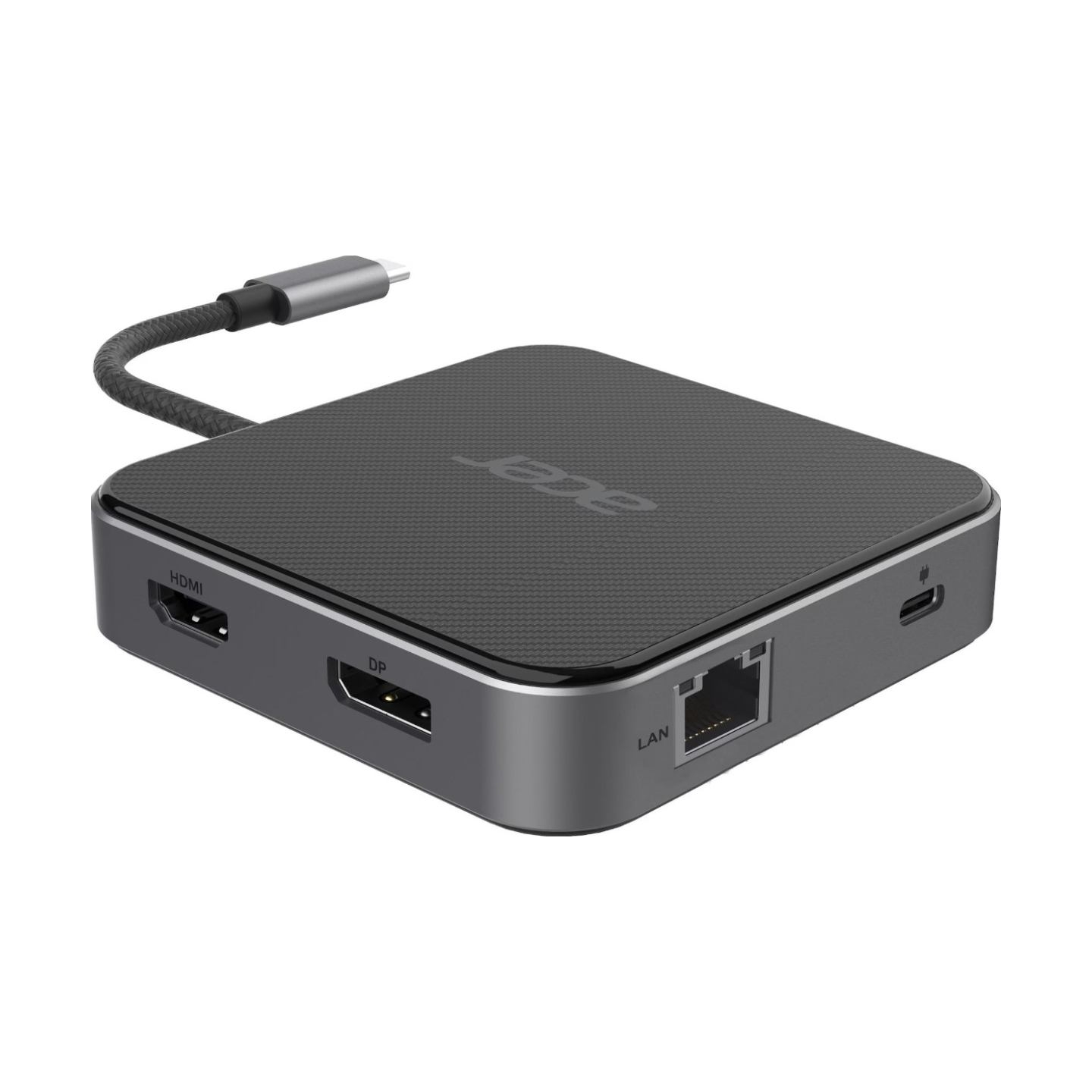 Acer 7-in-1 USB Type-C Dock | Ethernet LAN (RJ-45) ports 1 | DisplayPorts quantity 1 | HDMI ports quantity 1