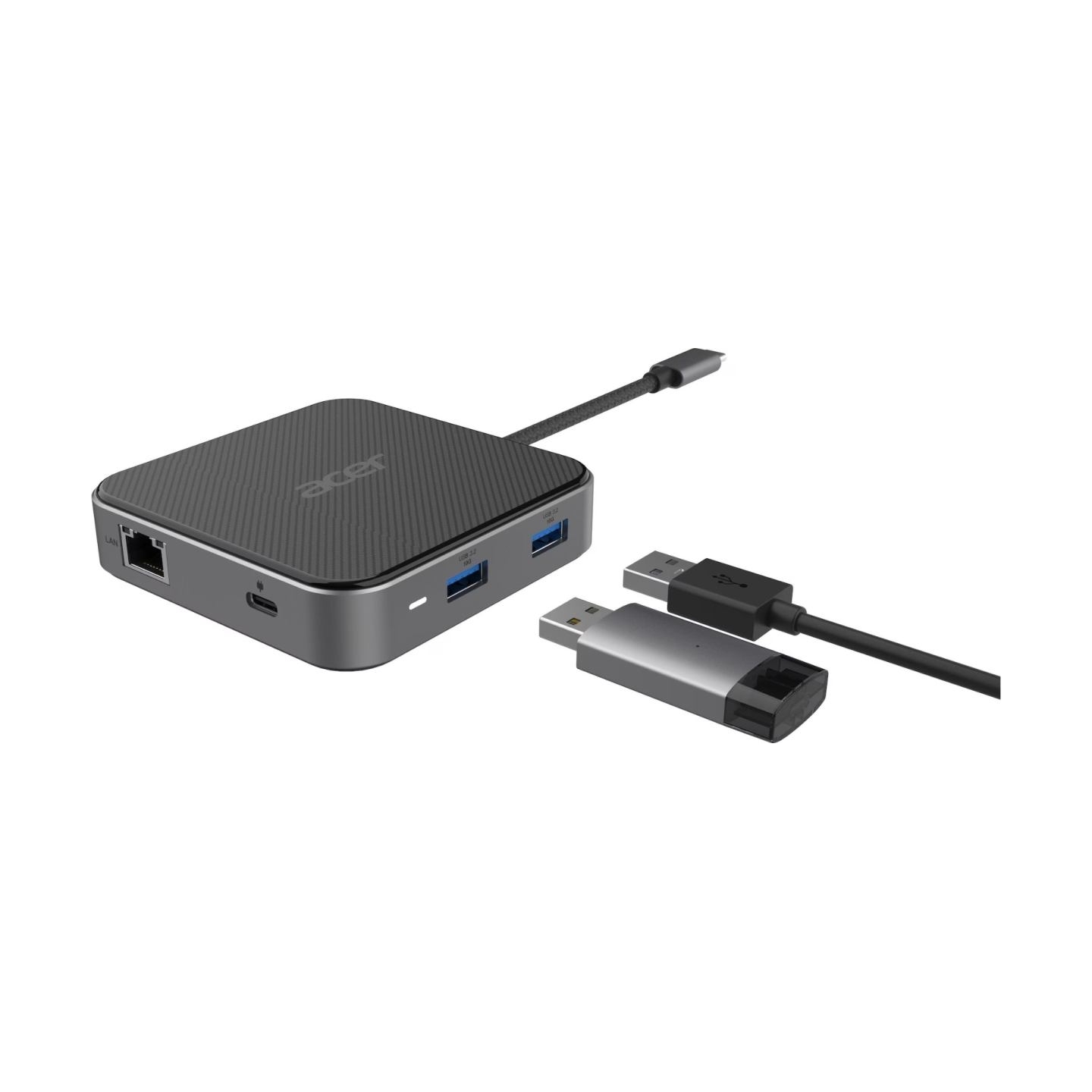 Acer 7-in-1 USB Type-C Dock | Ethernet LAN (RJ-45) ports 1 | DisplayPorts quantity 1 | HDMI ports quantity 1