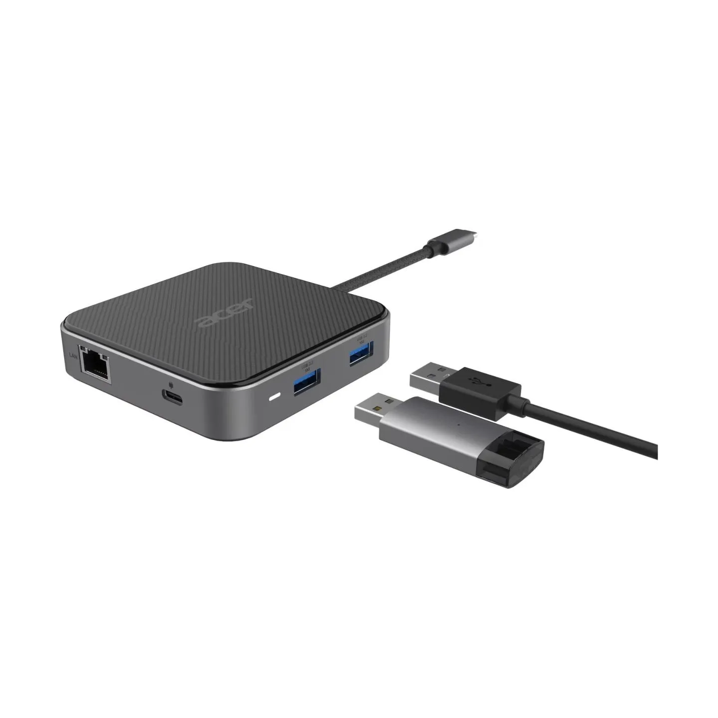 Acer 7-in-1 USB Type-C Dock | Ethernet LAN (RJ-45) ports 1 | DisplayPorts quantity 1 | HDMI ports quantity 1