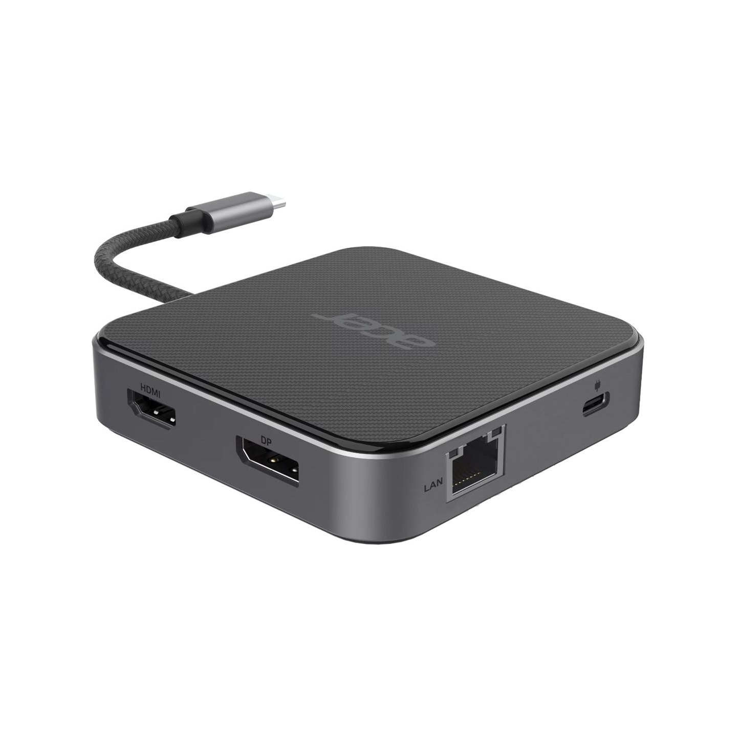 Acer 7-in-1 USB Type-C Dock | Ethernet LAN (RJ-45) ports 1 | DisplayPorts quantity 1 | HDMI ports quantity 1