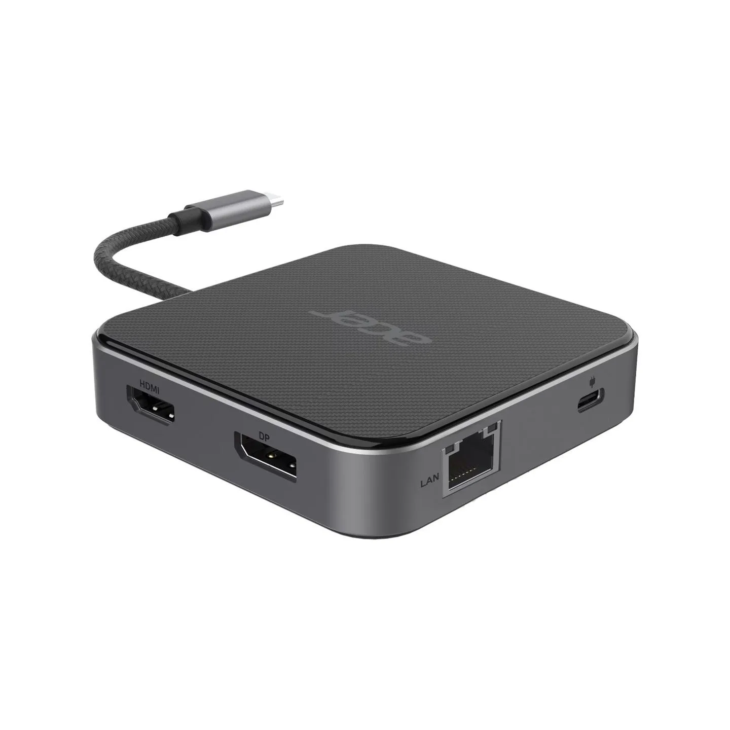 Acer 7-in-1 USB Type-C Dock | Ethernet LAN (RJ-45) ports 1 | DisplayPorts quantity 1 | HDMI ports quantity 1
