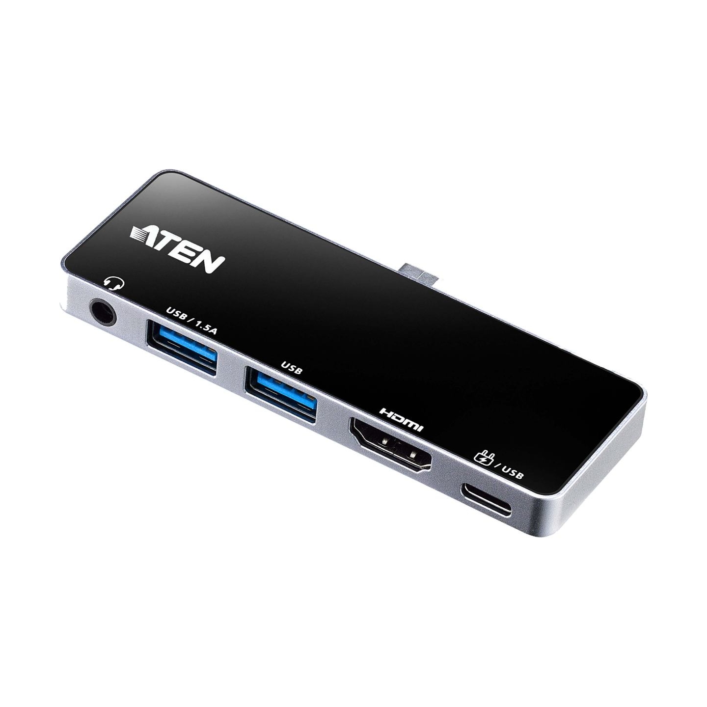 Aten UH3238 USB-C Travel Dock with Power Pass-Through | Aten | USB-C Travel Dock with Power Pass-Through | UH3238-AT | Dock