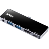 Aten UH3238 USB-C Travel Dock with Power Pass-Through | Aten | USB-C Travel Dock with Power Pass-Through | UH3238-AT | Dock