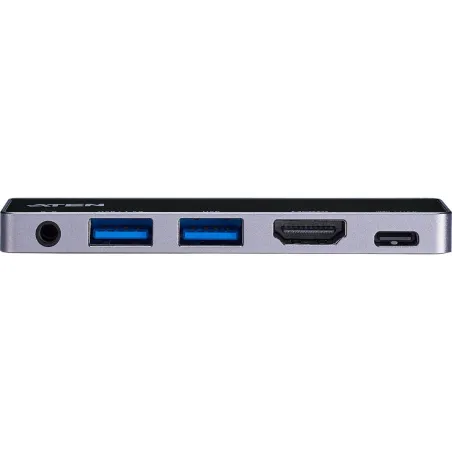 Aten UH3238 USB-C Travel Dock with Power Pass-Through | Aten | USB-C Travel Dock with Power Pass-Through | UH3238-AT | Dock