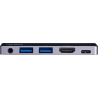 Aten UH3238 USB-C Travel Dock with Power Pass-Through | Aten | USB-C Travel Dock with Power Pass-Through | UH3238-AT | Dock
