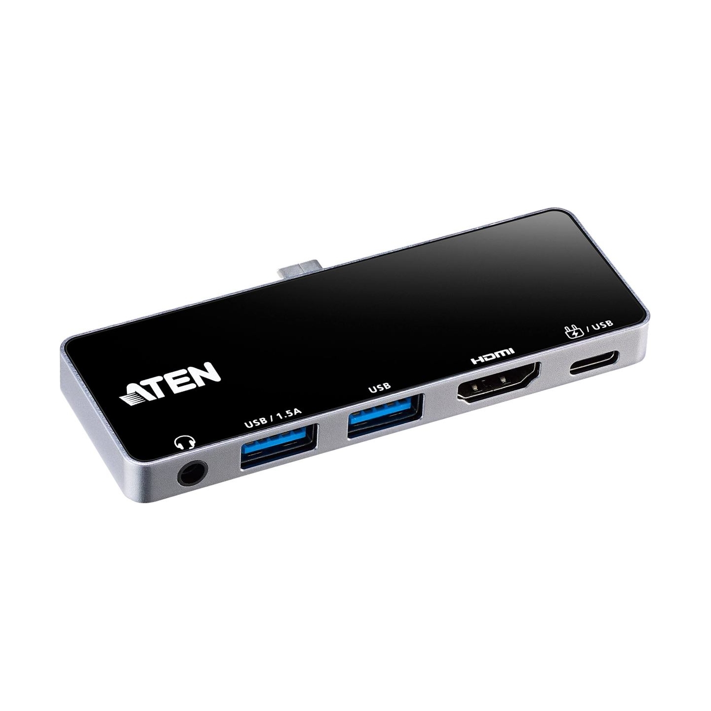 Aten UH3238 USB-C Travel Dock with Power Pass-Through | Aten | USB-C Travel Dock with Power Pass-Through | UH3238-AT | Dock