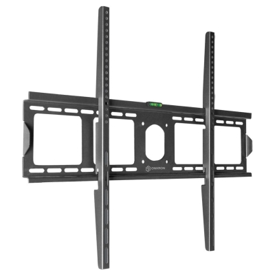 Onkron Fixed TV Wall Mount for 55 to 100-inch Flat Panel TVs Digital Panels 75 kg, Black