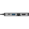 Targus USB-C SINGLE VIDEO 4K HDMI/VGA DOCK W\ 100W POWER PASS
