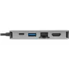 Targus USB-C SINGLE VIDEO 4K HDMI/VGA DOCK W\ 100W POWER PASS