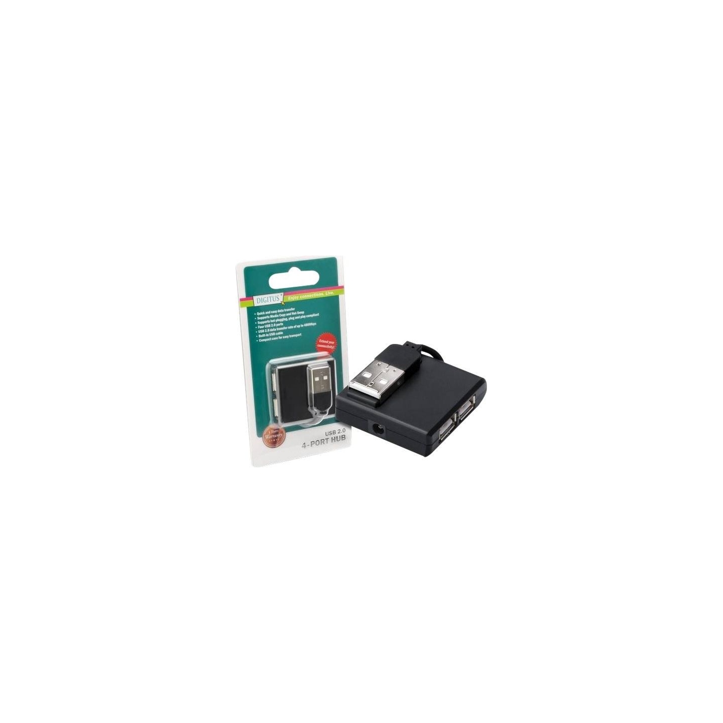 Digitus USB 2.0 Hub, 4-Port | DA-70217