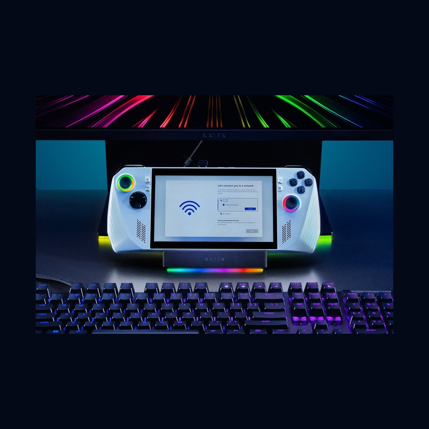 Razer | Handheld Dock Chroma - USB Type C 6-in-1 Docking Station