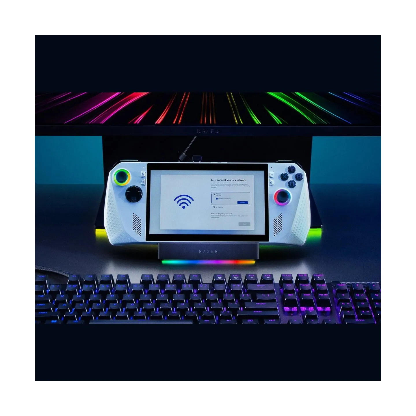 Razer | Handheld Dock Chroma - USB Type C 6-in-1 Docking Station