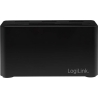 Logilink USB3.2 Gen 1 docking sta tion, 8-port, mini,blac