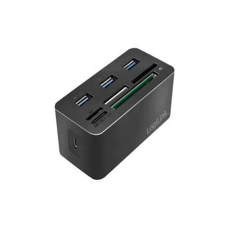 Logilink USB3.2 Gen 1 docking sta tion, 8-port, mini,blac
