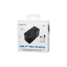 Logilink USB3.2 Gen 1 docking sta tion, 8-port, mini,blac