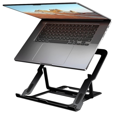 Axagon STND-LAB ALU stand for 10" - 17,3" laptops, 8 adjustable angles, black