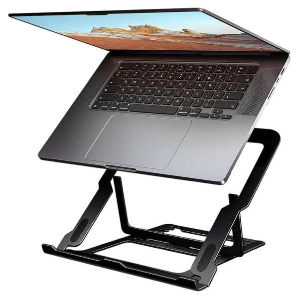 Axagon STND-LAB ALU stand for 10" - 17,3" laptops, 8 adjustable angles, black