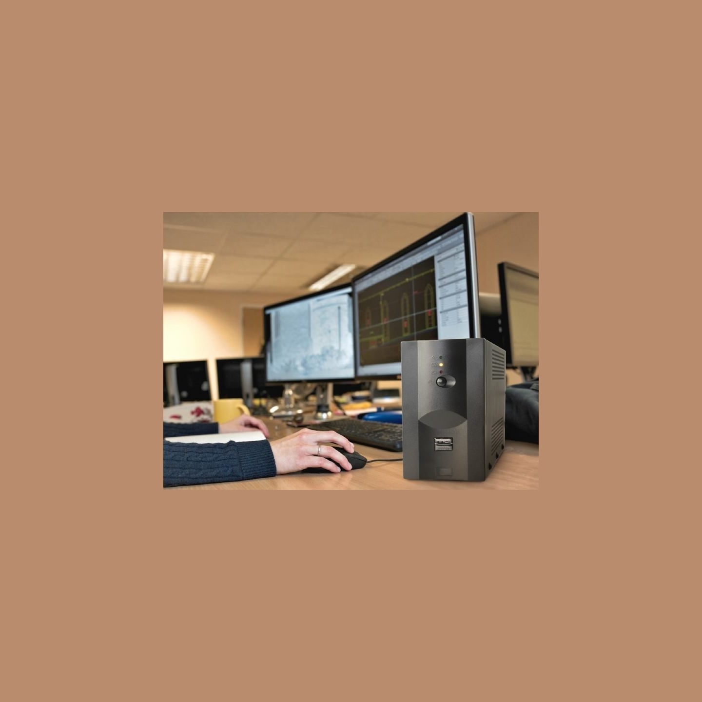 Energenie | UPS UPS-PC-1202AP | 1200 VA | 220 V | 220 V