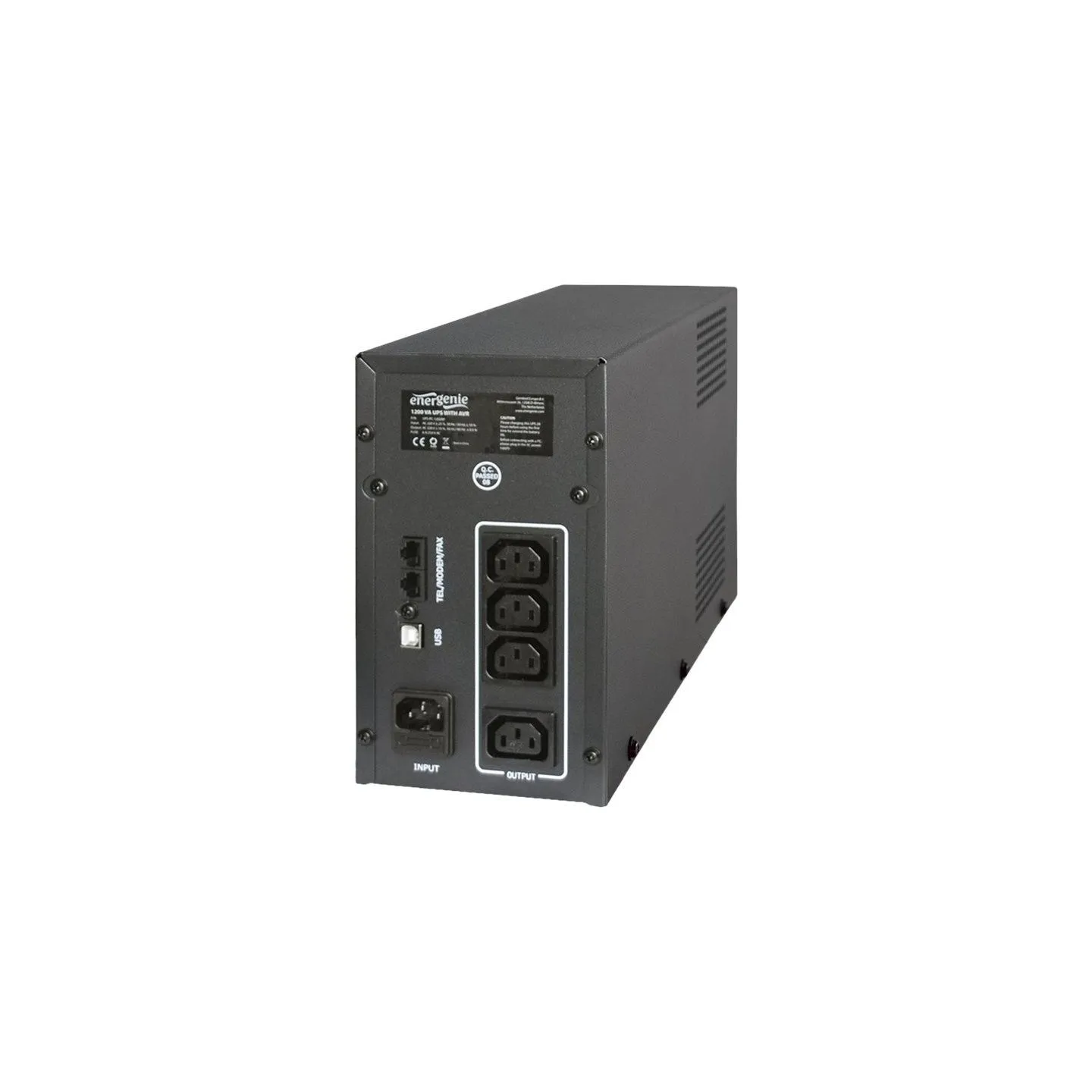 Energenie | UPS UPS-PC-1202AP | 1200 VA | 220 V | 220 V