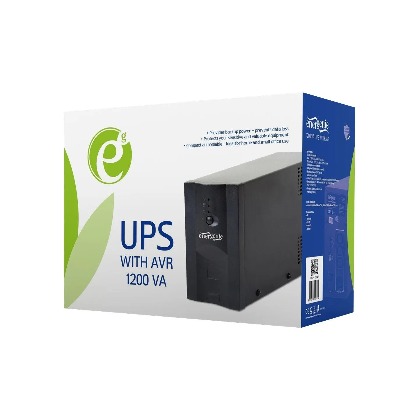 Energenie | UPS UPS-PC-1202AP | 1200 VA | 220 V | 220 V