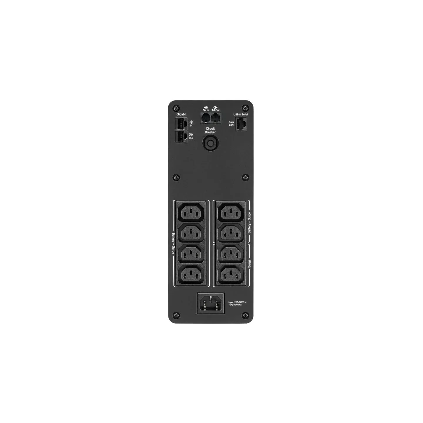 Schneider Electric APC Back-UPS Pro, tower, 230V, 8x IEC C13 outlets, sine wave, AVR, USB Type A+C ports, LCD, user-replaceable 