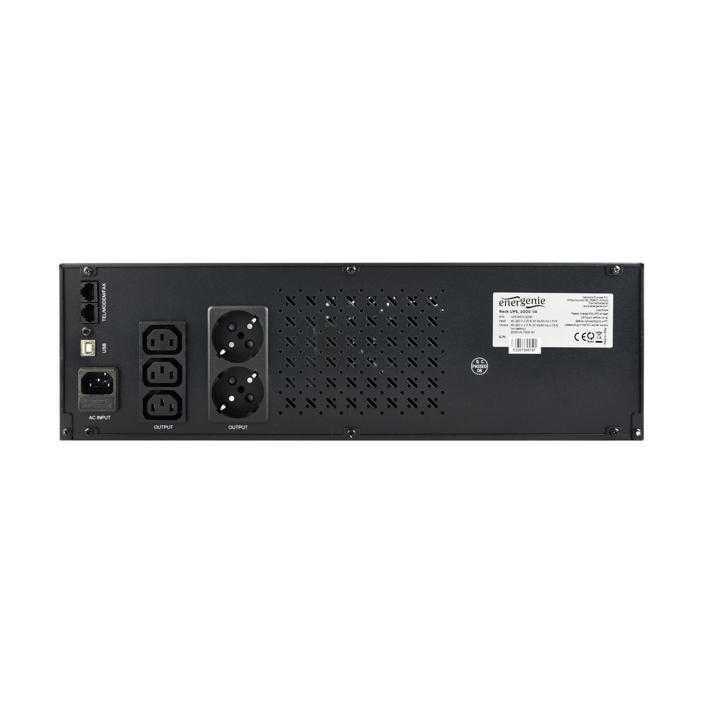 Energenie | UPS RACK-1500 Rack | 1500 VA