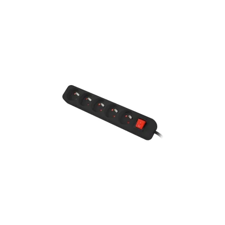 Lanberg Cable Power Strip, 5X French Outlets with Switch, Quality-Grade Copper, 1.5 m | PS1-05E-0150-BK