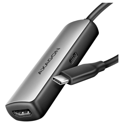 Axagon RVC-HI8KPD USB-C - HDMI 2.1 adapter, 8K/60Hz, 4K/144Hz, HDR10+, PD 100W