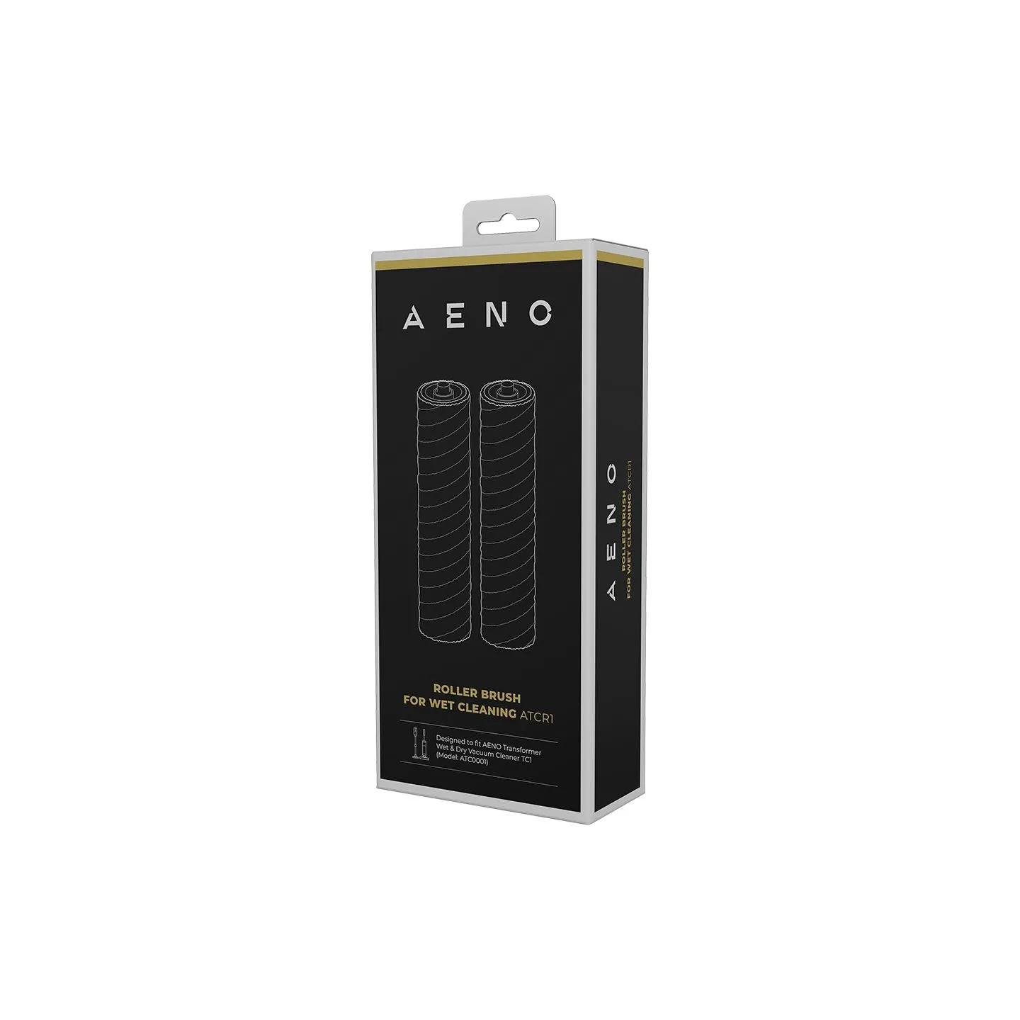 Aeno ATC0001 Roller Brush, 2 pcs/GB, GB247*112*56mm, NW 284g, GW 330g
